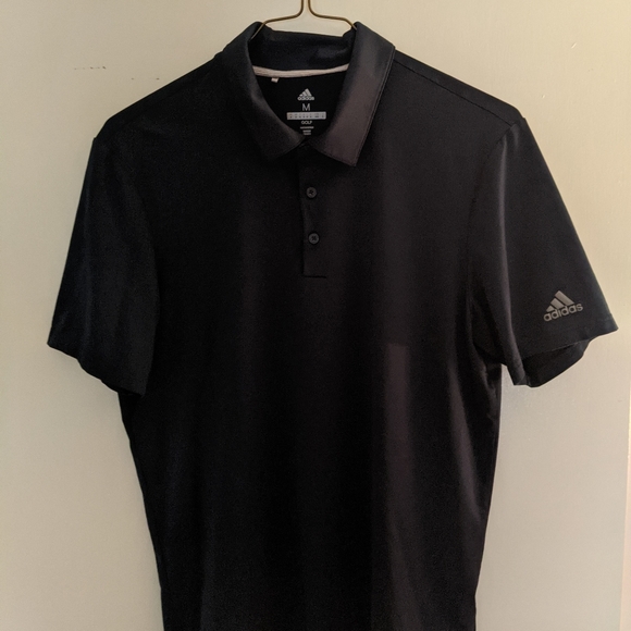 adidas Golf Blue Golf Polo - Sz M - Picture 1 of 4